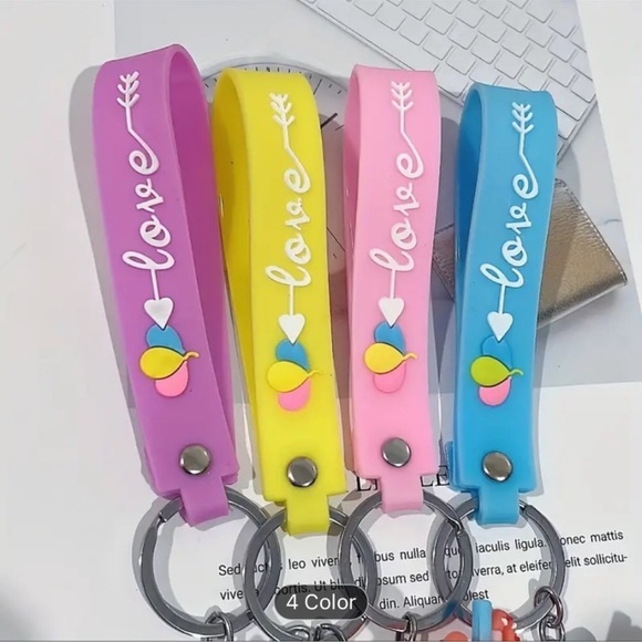 Cute Mickey Ear Shaped Ice Cream Key Chain 4 colors - Picture 3 of 16